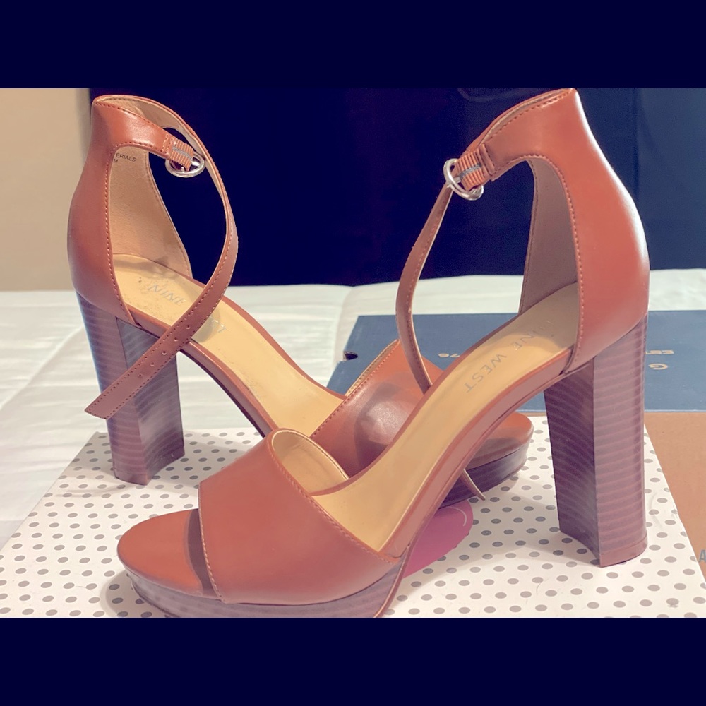 Nine West block heels